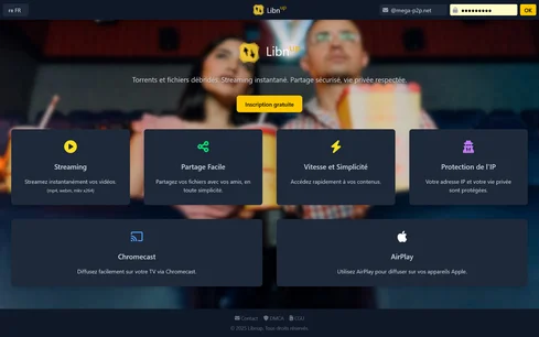 Libnup Downloader acceuil streaming Libnup Downloader, 1fichier torrent ddl streaming