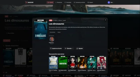 Quazar site de streaming