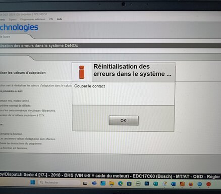 Supprimer code erreur adblue avec delphi p